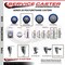 Service Caster 35 Inch Blue Polyurethane Swivel 58 Inch Threaded Stem Caster Set 2 Total Lock Brakes SCC-TSTTL20S3514-PPUB-BLUE-58212-2S2 - alternate 3